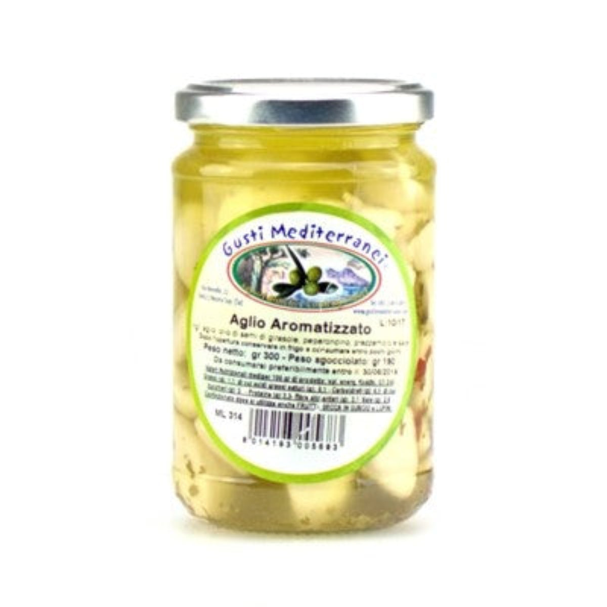 Aglio aromatizzato 314 ML Gusti Mediterranei