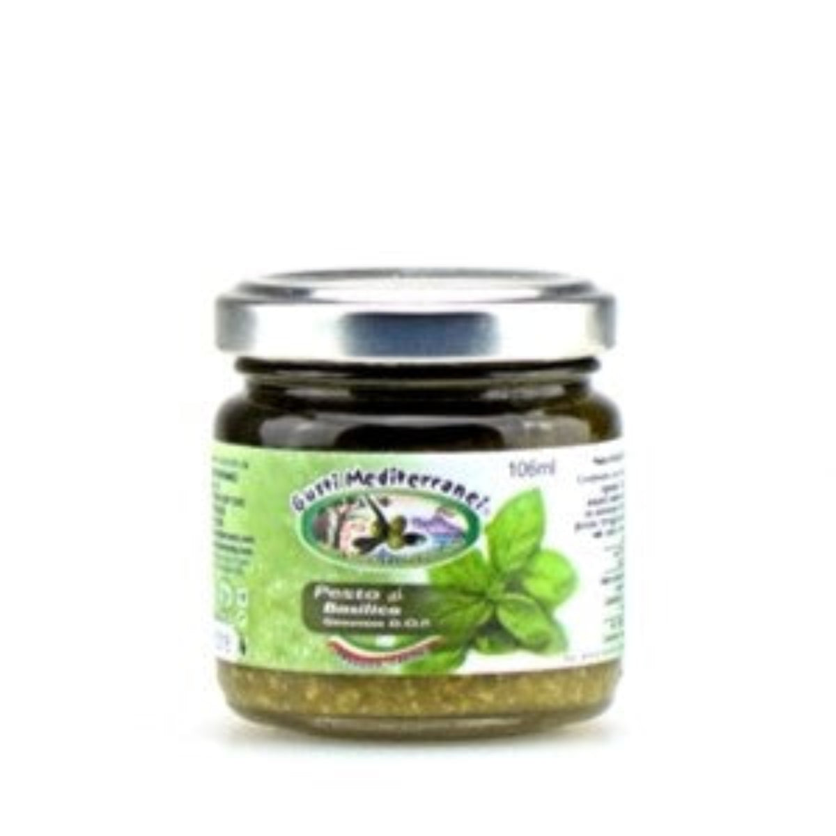 Pesto al basilico Genovese D.O.P. 106 ML - 212 ML Gusti Mediterranei