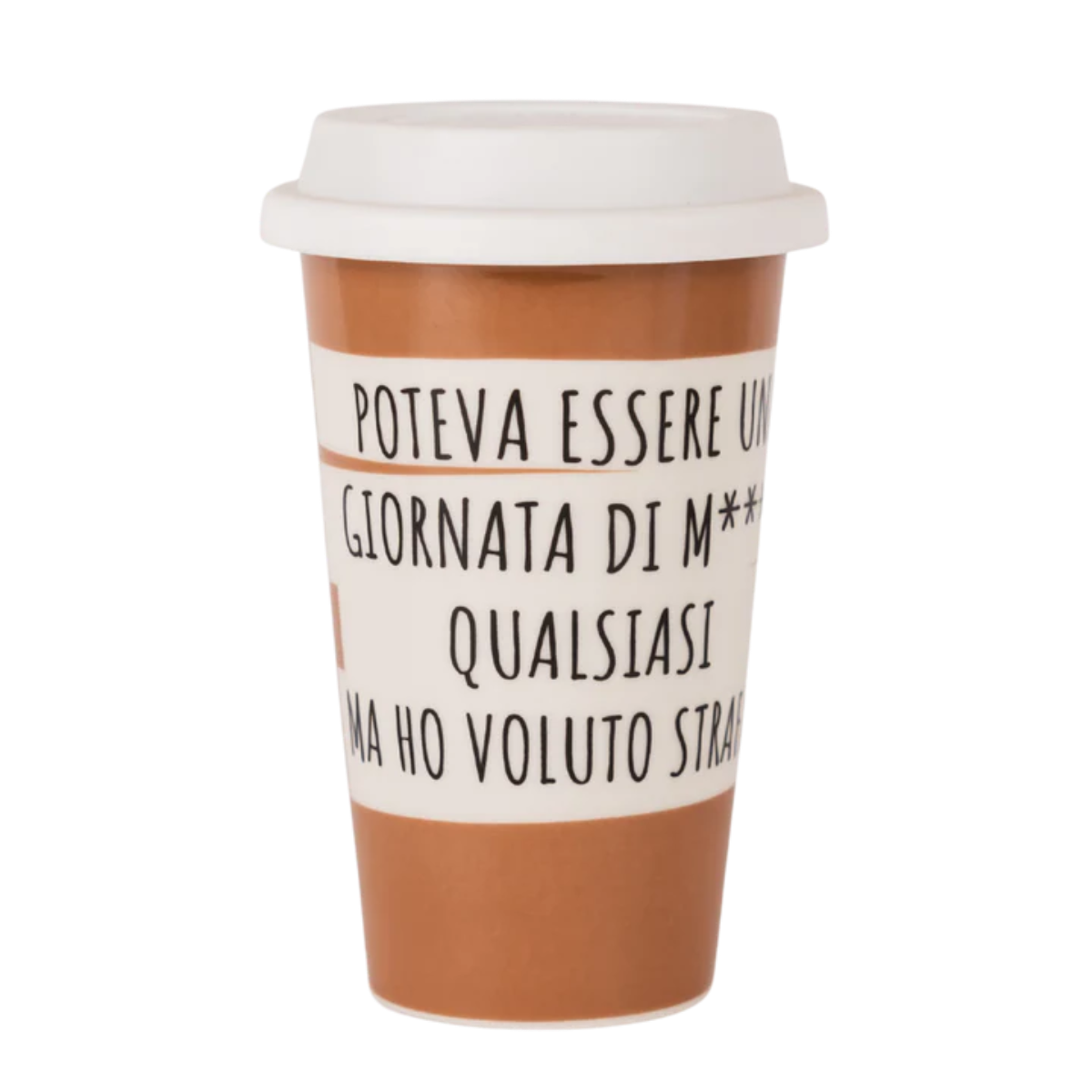 Tazza in ceramica "Giornata di m***a"