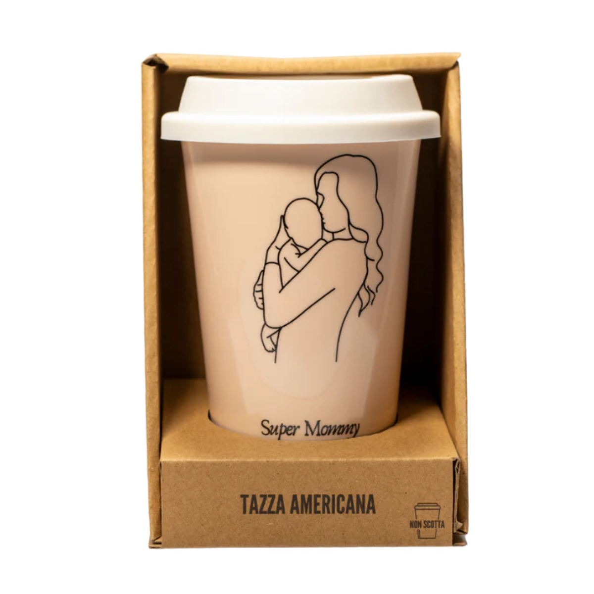 Tazza in ceramica "Super Mommy" Soorprendimi
