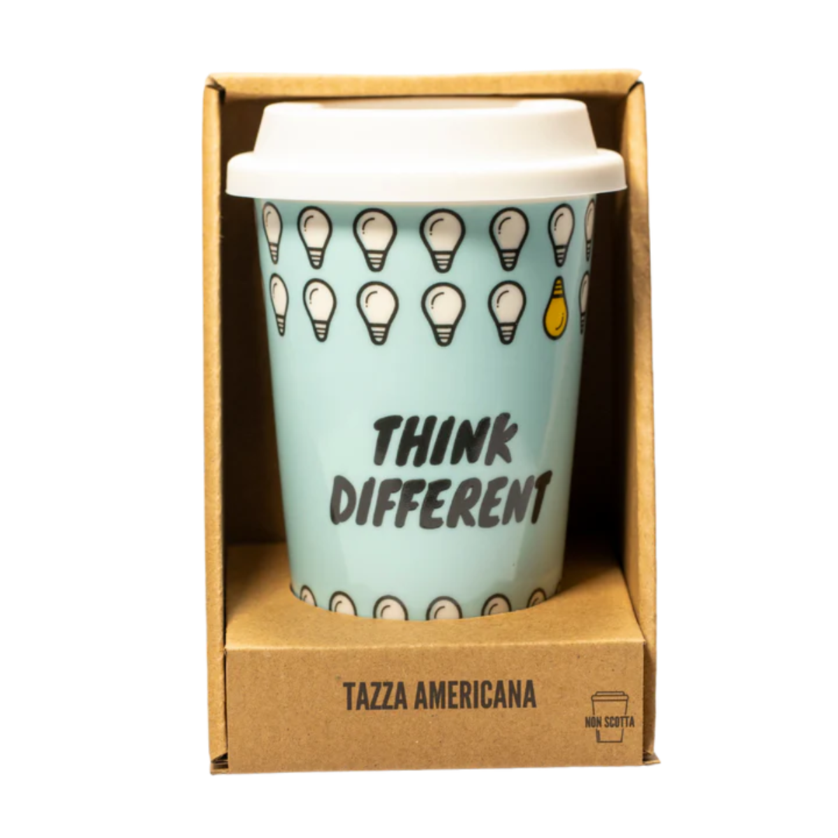 Tazza in ceramica "Think different" Soorprendimi