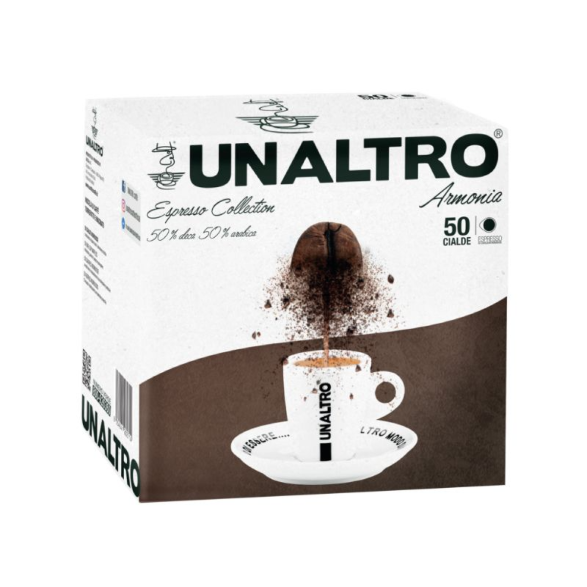 Cialde Armonia 50% Decaffeinato - 50% Arabica UNALTRO