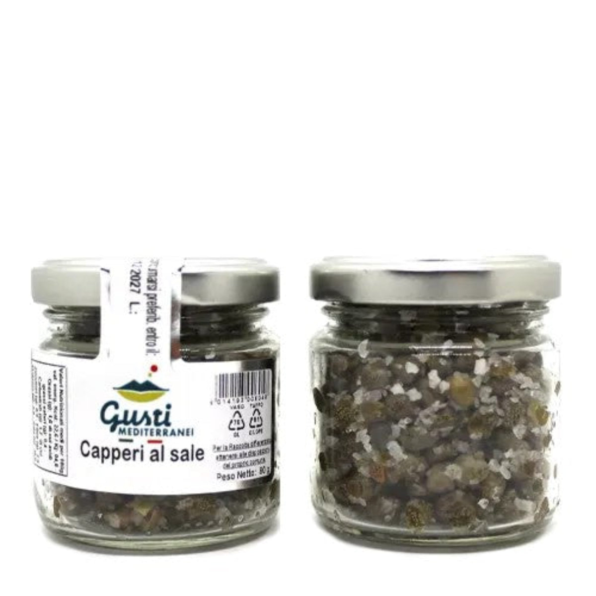 Capperi piccoli al sale 106 ML Gusti Mediterranei
