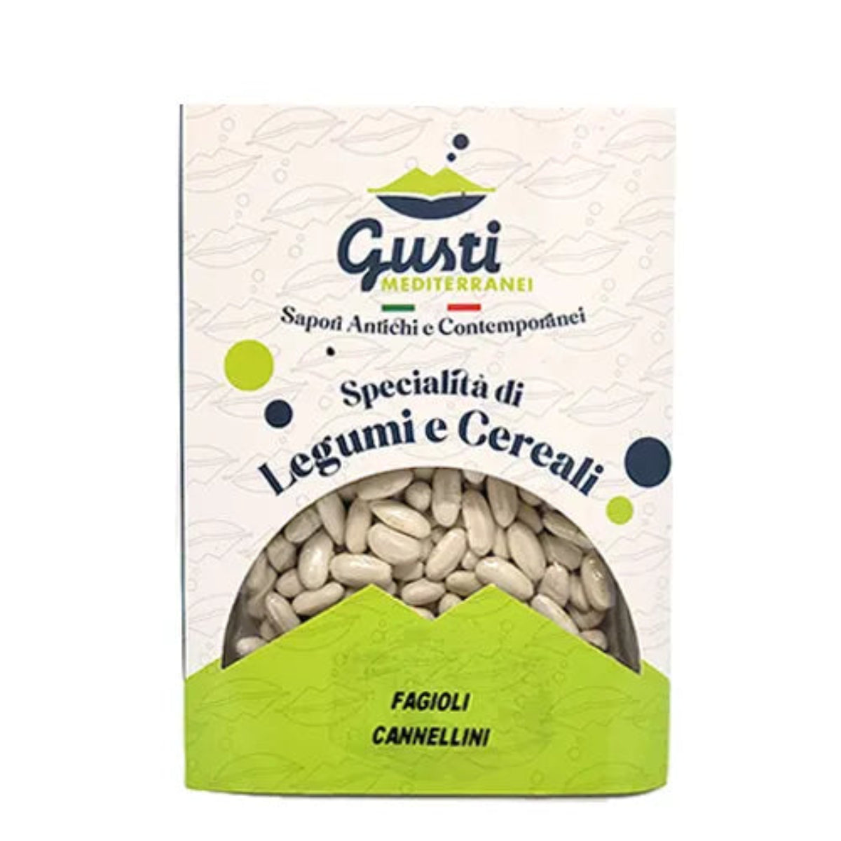 Fagioli Cannellini vaschetta 500 GR Gusti Mediterranei