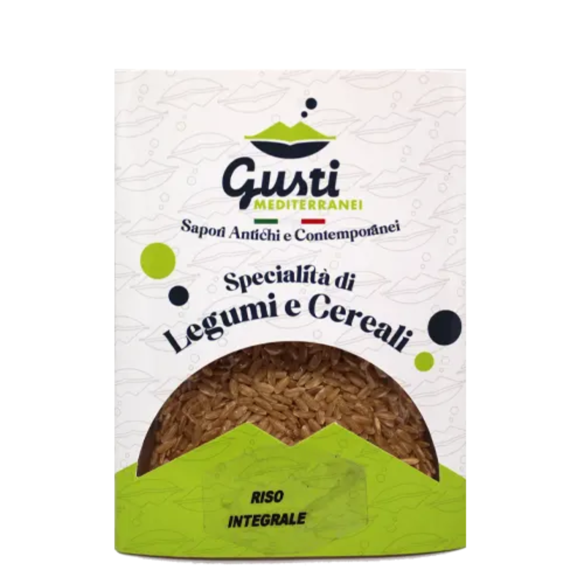 Riso Ribe Integrale vaschetta 500 GR Gusti Mediterranei