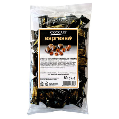 Espresso chicchi di caffè ricoperti al cioccolato fondente 80 GR Cioccafè