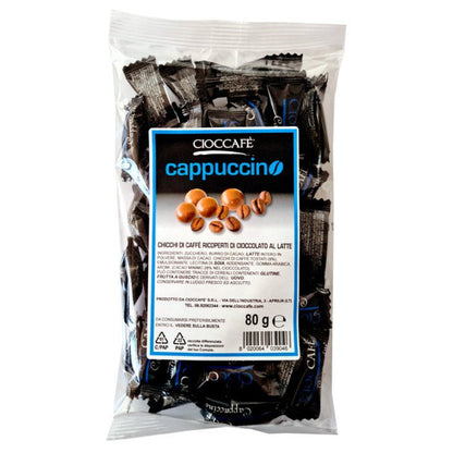 Cappuccino chicchi di caffè ricoperti al cioccolato al latte 80 GR Cioccafè