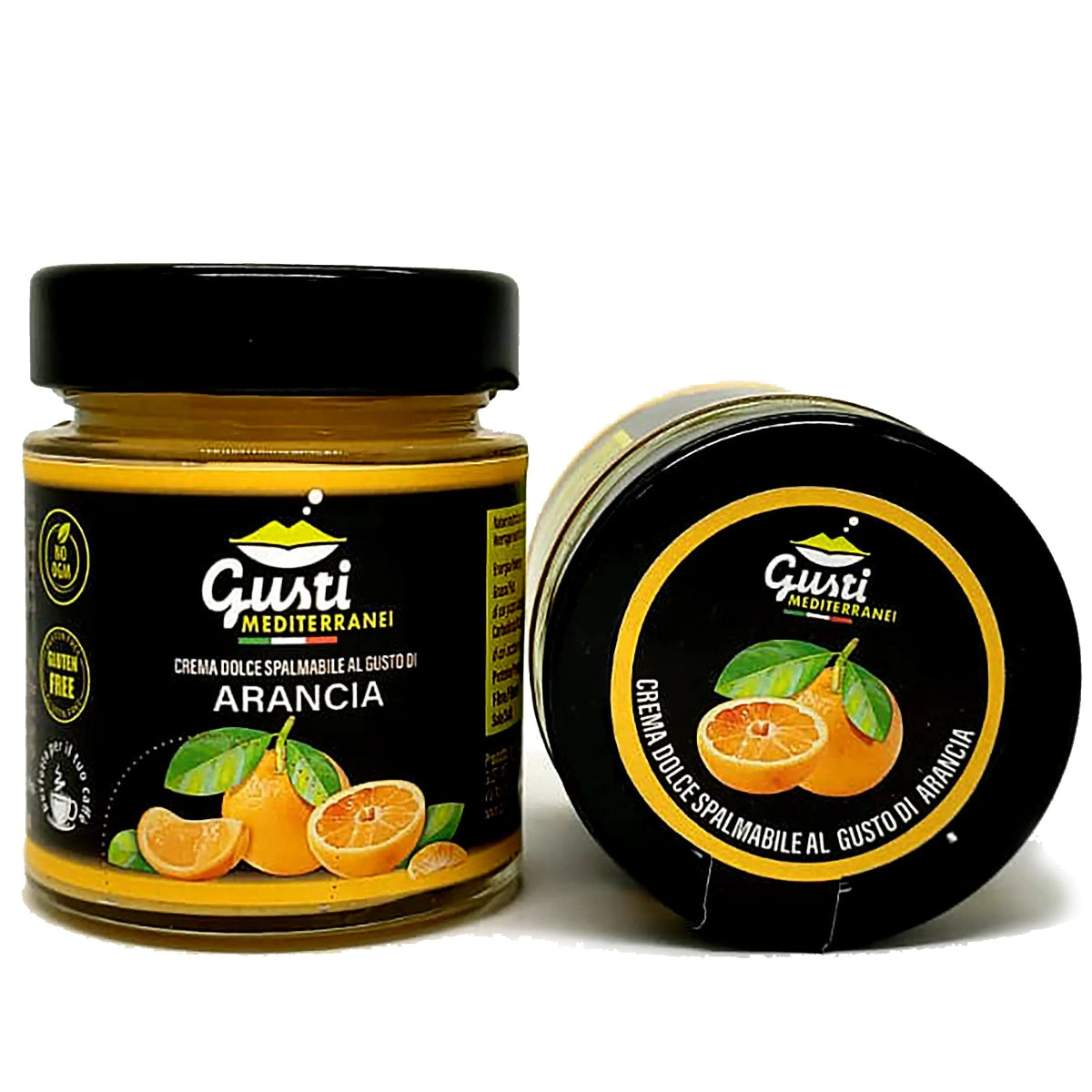 Crema dolce spalmabile all' Arancia 156 ML - 580 ML Gusti Mediterranei