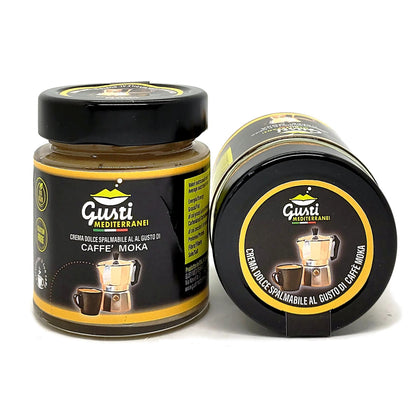 Crema dolce spalmabile al Caffè Moka 156 ML - 580 ML Gusti Mediterranei