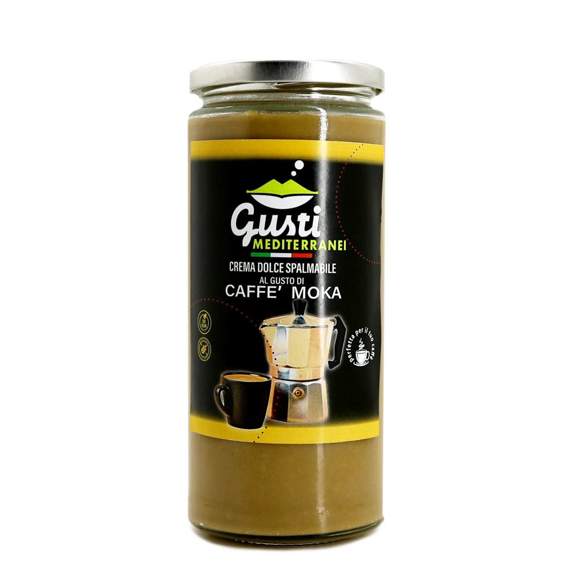 Crema dolce spalmabile al Caffè Moka 156 ML - 580 ML Gusti Mediterranei