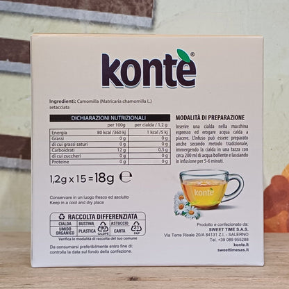 Cialde Camomilla infuso in foglie Kontè