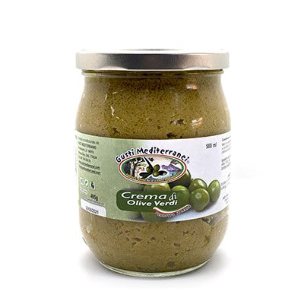 Crema di olive verdi 212 ML - 580 ML Gusti Mediterranei