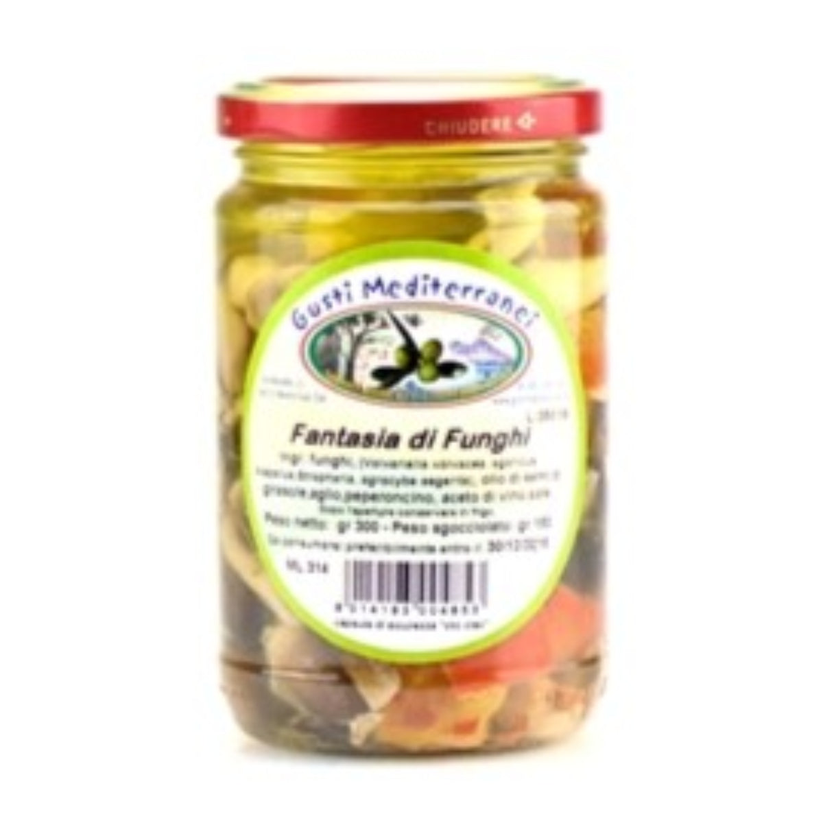 Fantasia di funghi 314 ML - 580 ML Gusti Mediterranei