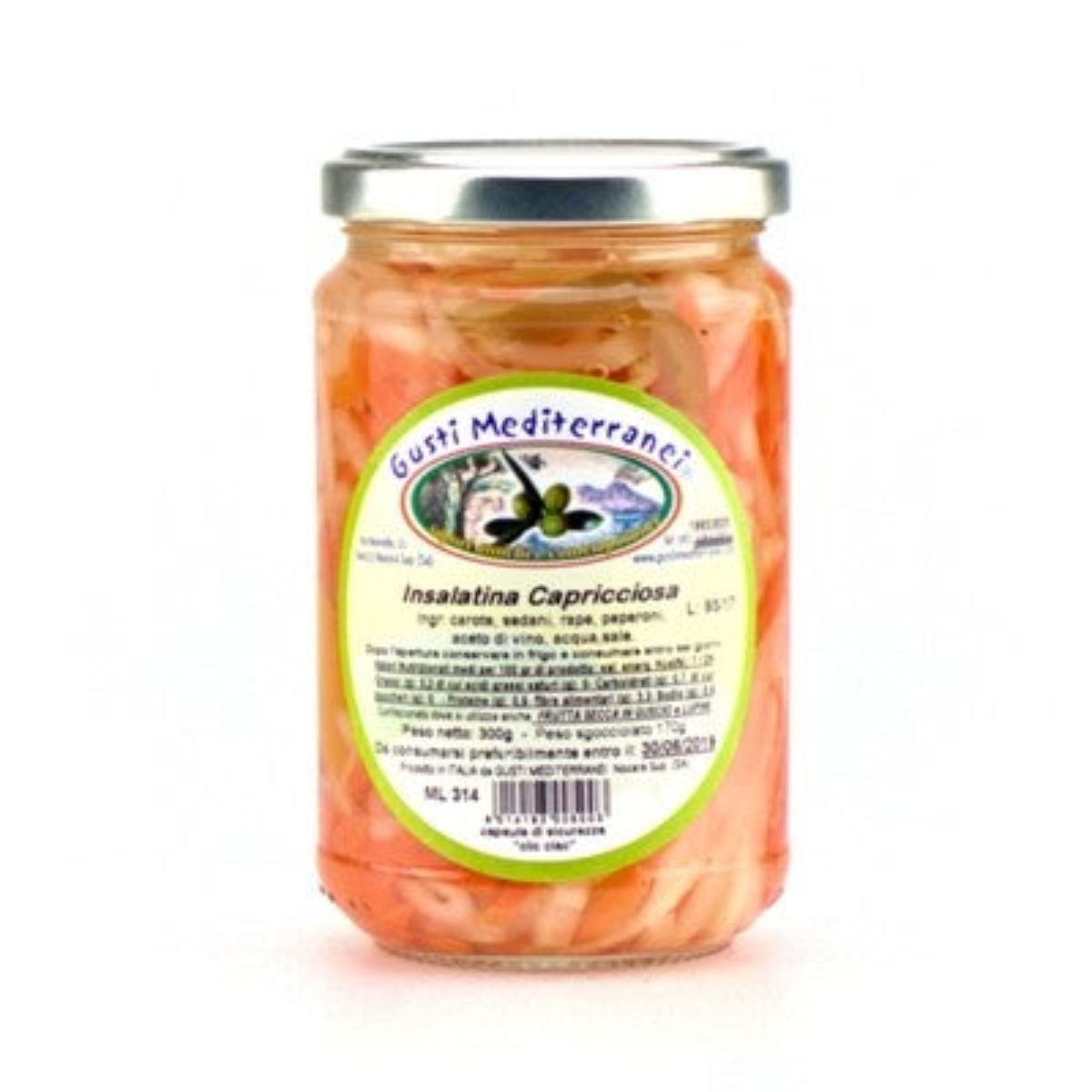 Insalatina in aceto di vino 314 ML Gusti Mediterranei