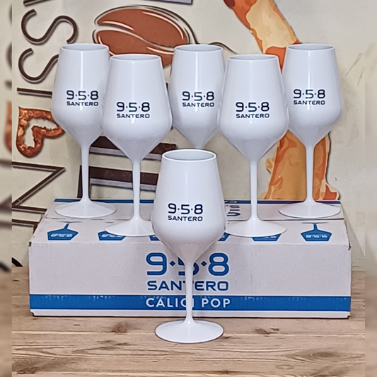 Set Calici/Bicchieri Santero 958 Bianchi