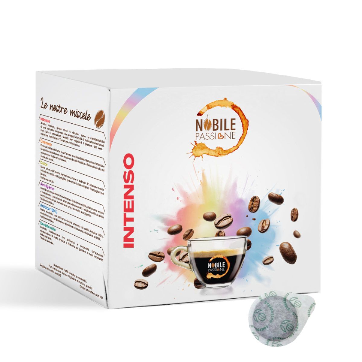 Cialde Intenso 100% Robusta Nobile Passione