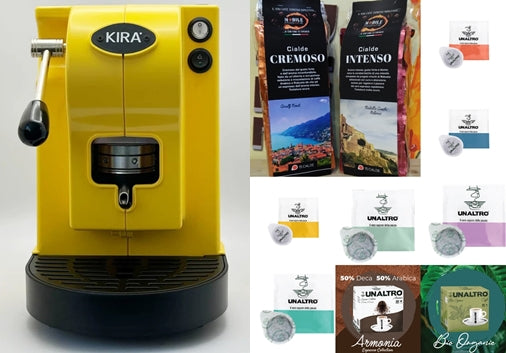 Macchina a cialde Giallo Royal Kira - Nobile Passione