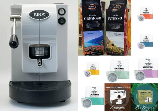 Macchina a cialde Grigio Perla Kira - Nobile Passione