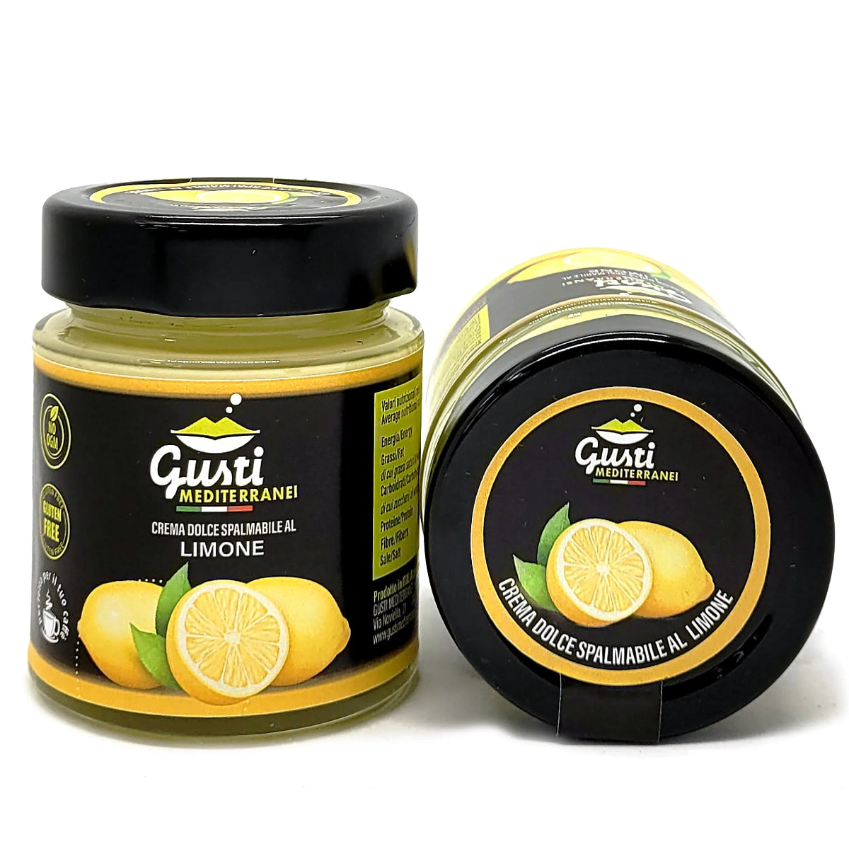 Crema dolce spalmabile al Limone 156 ML - 580 ML Gusti Mediterranei