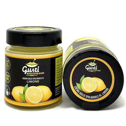 Crema dolce spalmabile al Limone 156 ML - 580 ML Gusti Mediterranei