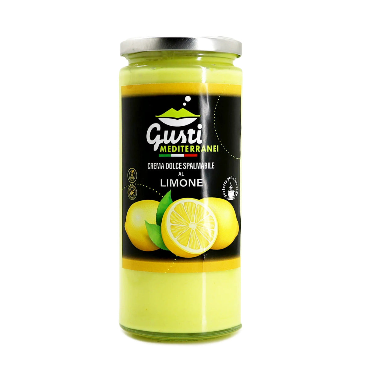 Crema dolce spalmabile al Limone 156 ML - 580 ML Gusti Mediterranei