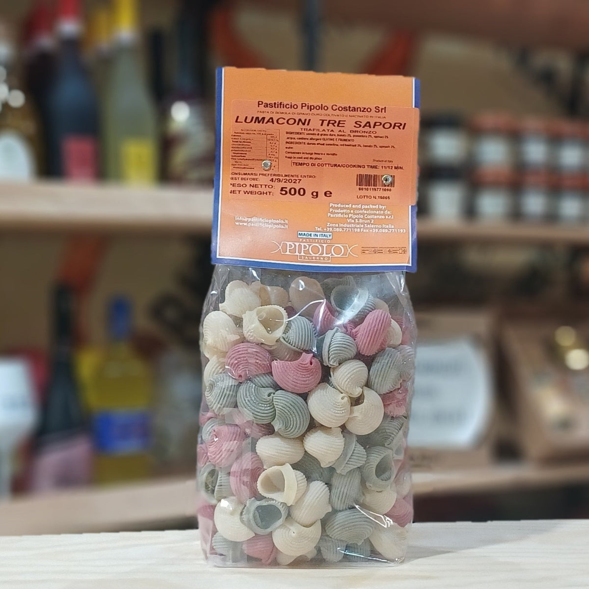 Lumaconi Tre Sapori Trafilati al bronzo Pipolo