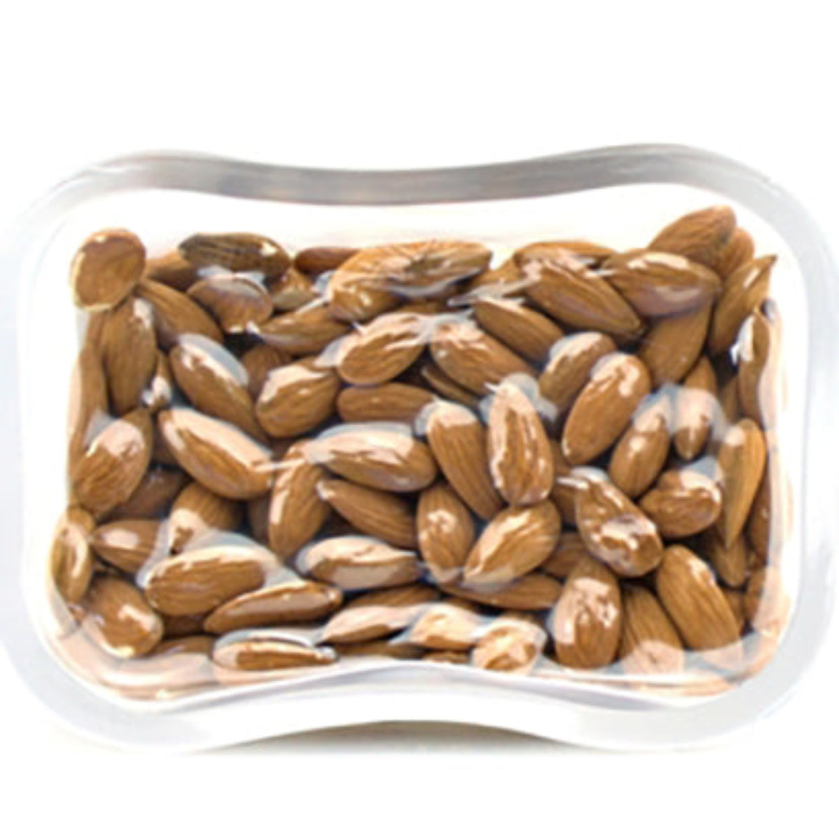 Mandorle sgusciate naturali NON pelate vaschetta 200 GR Gusti Mediterranei