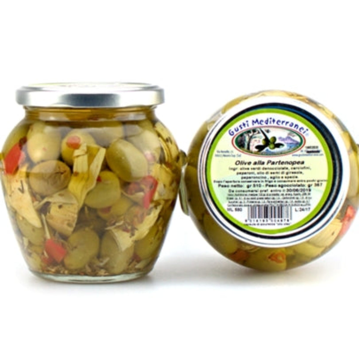 Olive alla Partenopea 580 ML Gusti Mediterranei