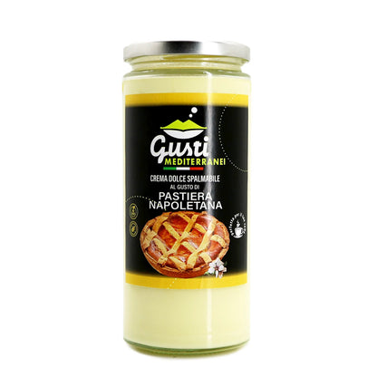 Crema dolce spalmabile alla Pastiera Napoletana 156 ML - 580 ML Gusti Mediterranei