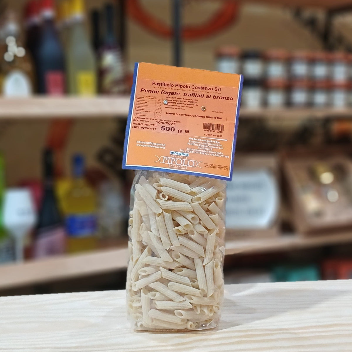 Penne Rigate Trafilati al Bronzo Pipolo