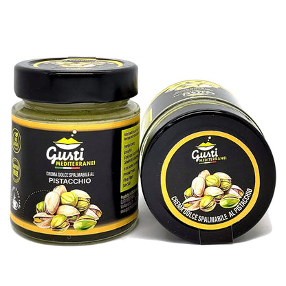 Crema dolce spalmabile al Pistacchio 156 ML - 580 ML Gusti Mediterranei