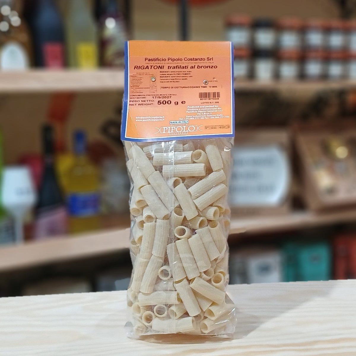 Rigatoni Trafilati al Bronzo Pipolo