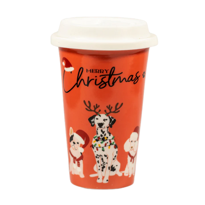 Tazza in ceramica "Cani Natale" Soorprendimi