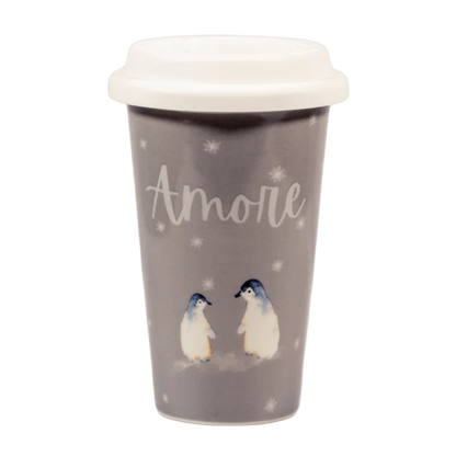 Tazza in ceramica "Pinguini" Soorprendimi