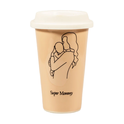 Tazza in ceramica "Super Mommy" Soorprendimi