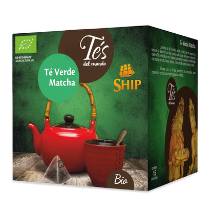 Té Verde Matcha Bio filtri piramidali Ship