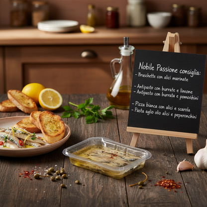 Alici Marinate — Vaschetta neutra