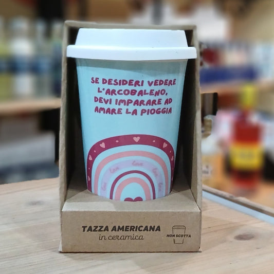 Tazza in ceramica "Arcobaleno"
