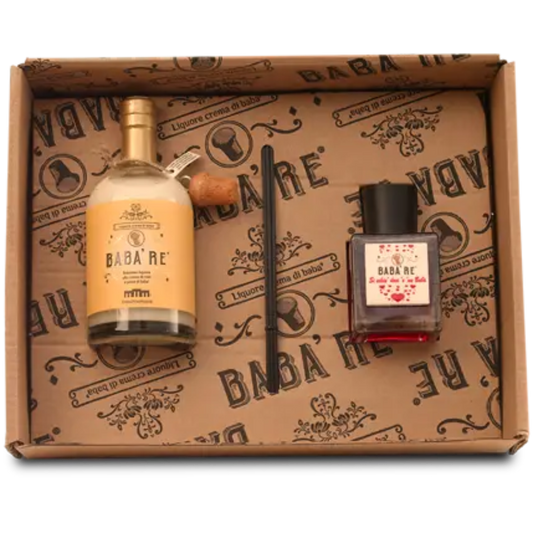 Box Babà Re 50cl + Profumo per ambienti Vino Fragola