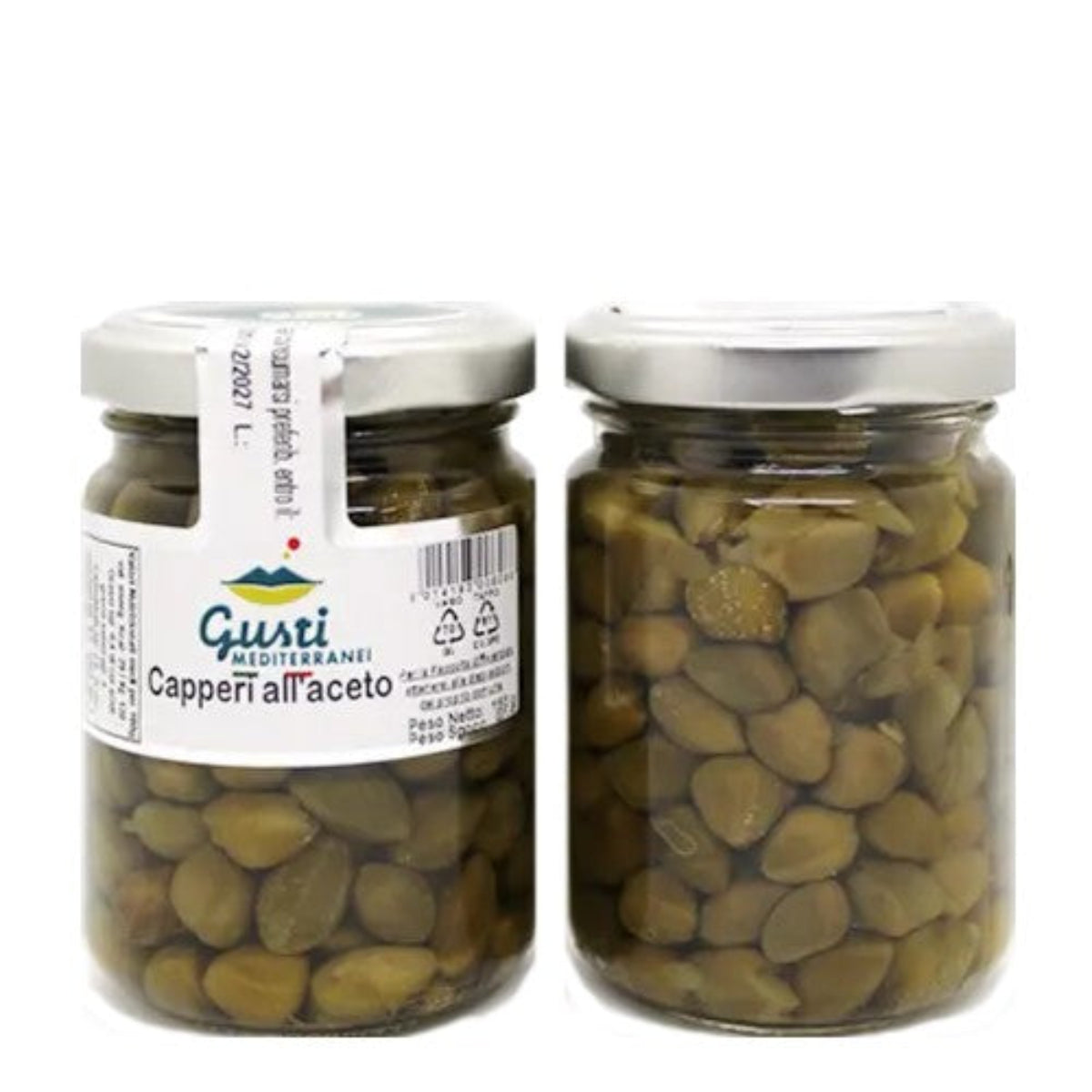 Capperi piccoli all' aceto 156 ML Gusti Mediterranei