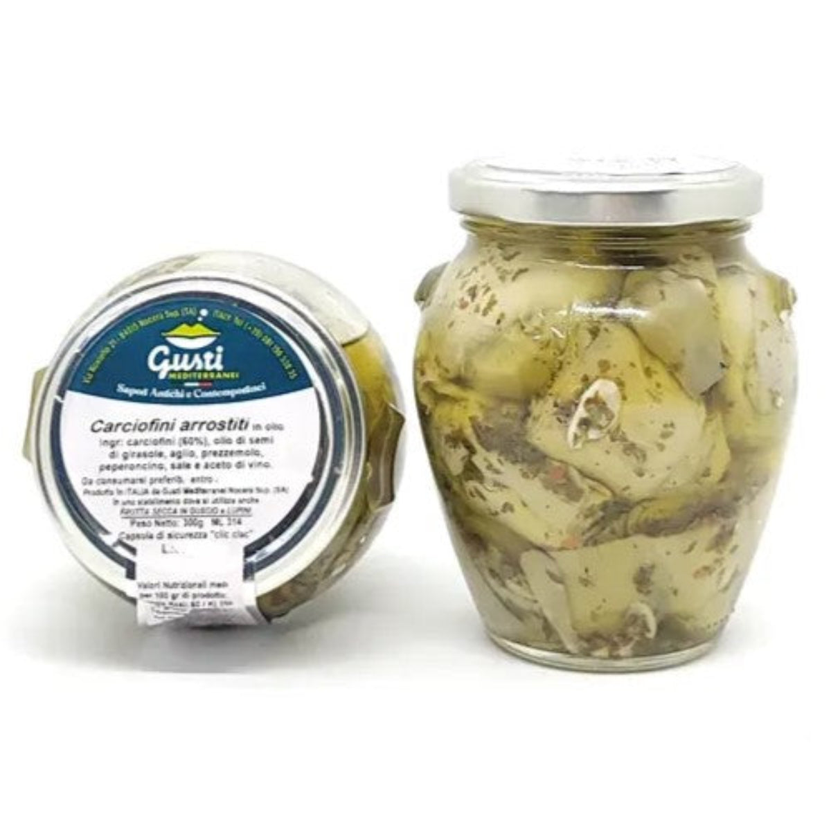 Carciofi arrostiti 314 ML - 550 ML Gusti Mediterranei