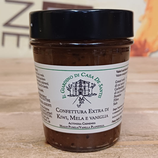 Confettura Extra Kiwi, Mela e Vaniglia Il Giardino di Casa De Santis