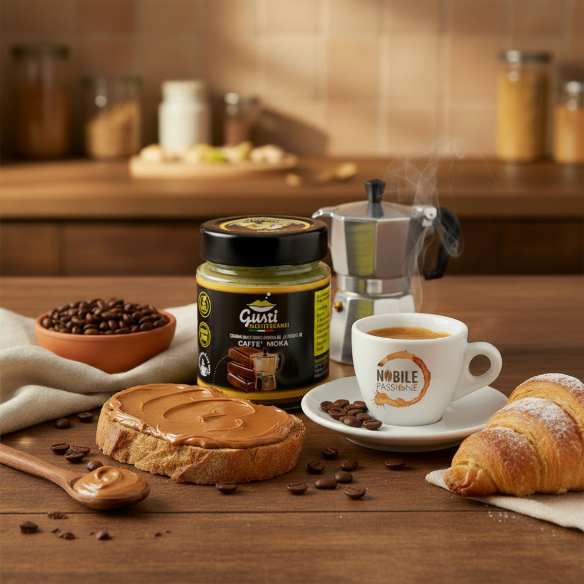 Crema Caffè Moka Gusti Mediterranei - Colazione Italiana