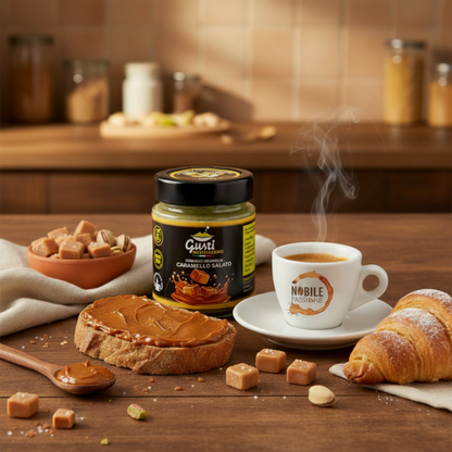 Crema Caramello Salato Gusti Mediterranei - Colazione Italiana