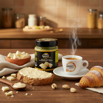 Crema Cioccolato Bianco Gusti Mediterranei - Colazione Italiana