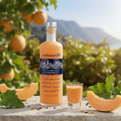 Crema di Melone - frame giardino mediterraneo con bicchierino