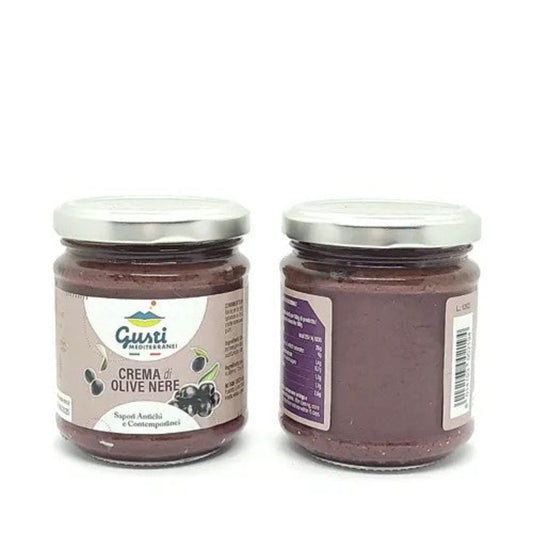 Crema di olive nere 212 ML - 580 ML Gusti Mediterranei