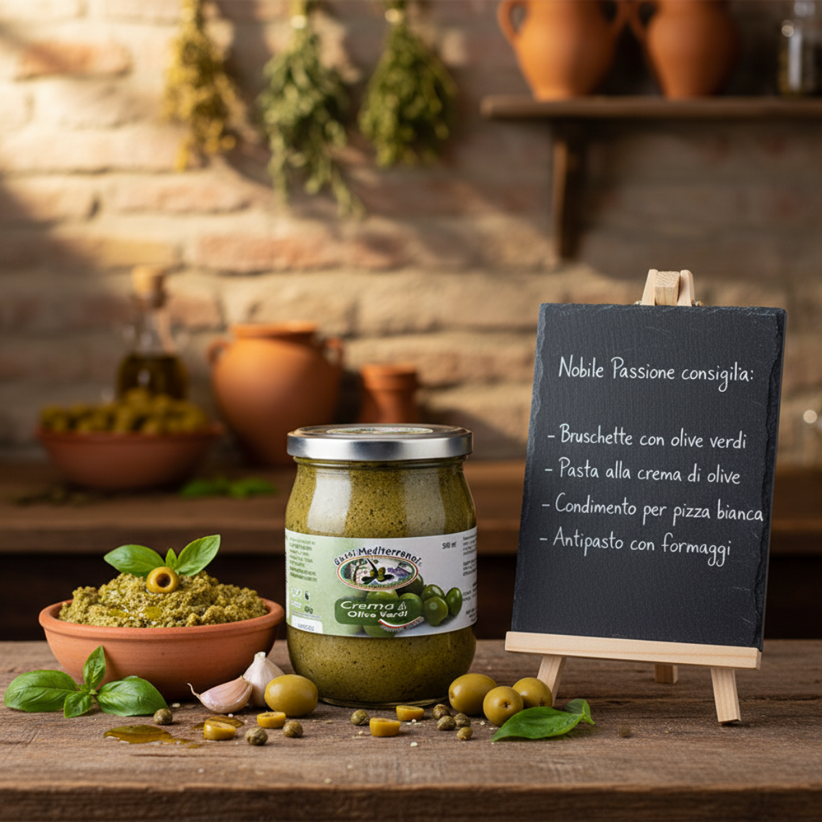 Crema di Olive Verdi — Frame Cucina