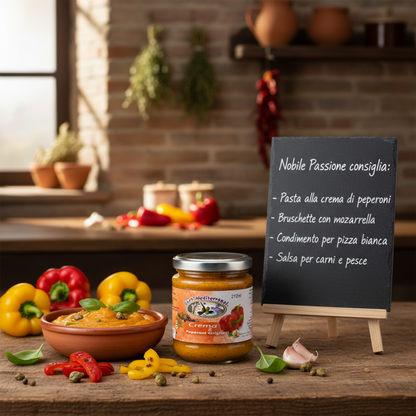 Crema di Peperoni Grigliati — Frame Cucina