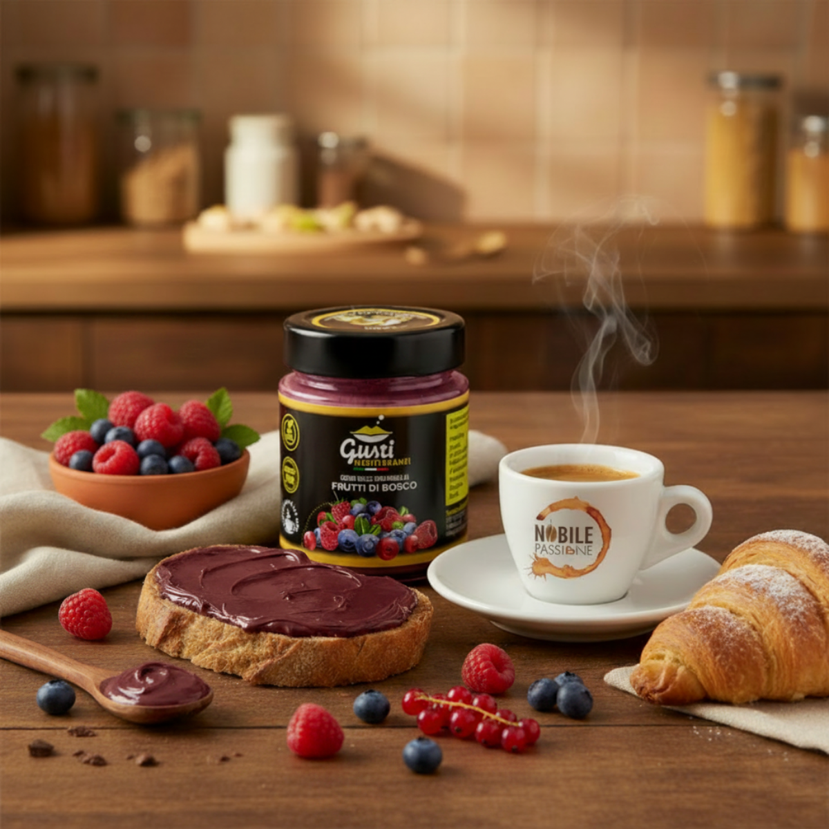 Crema Frutti di Bosco Gusti Mediterranei - Colazione Italiana